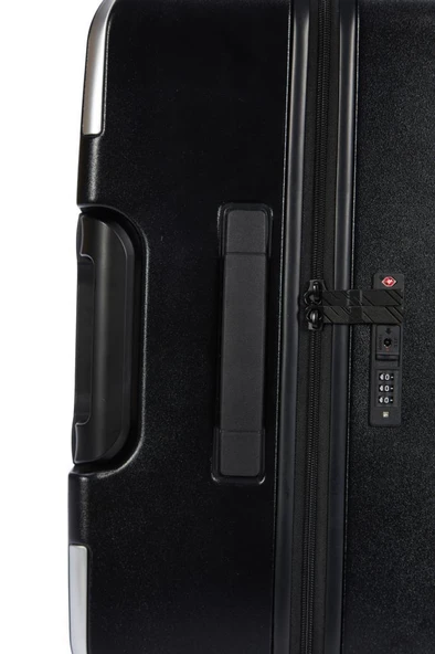 Pierre Cardin Trolley Valiz Siyah Kabin Boy 04PC7090-03-SY - Resim 9