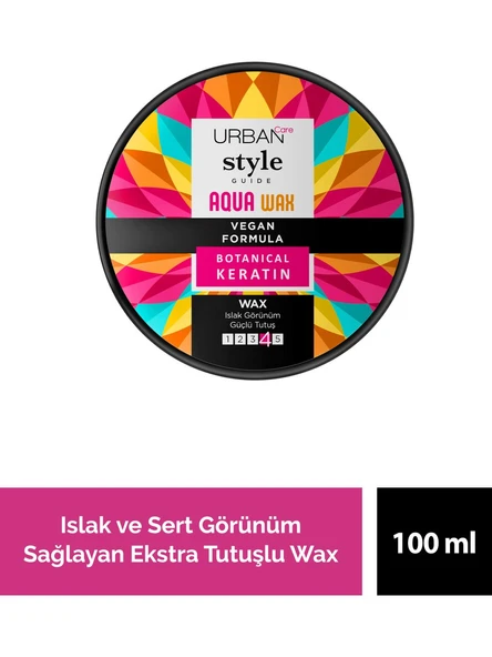 Urban Care Style Guide Islak Görünüm Sağlayan Wax -  100 ML