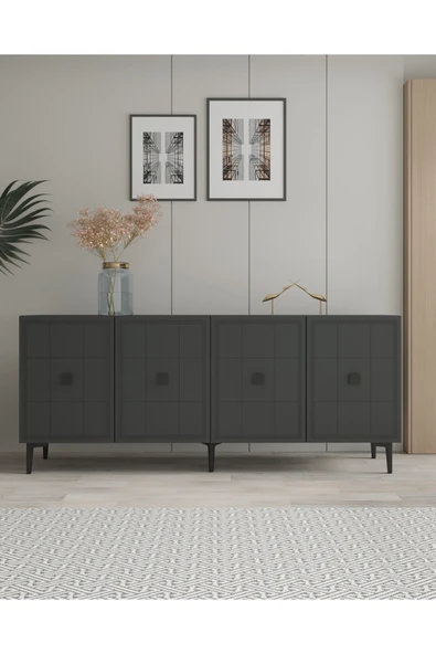 CENEYRA KA1802A - YUKA KONSOL, TV SEHPASI ANTRASİT 180cm