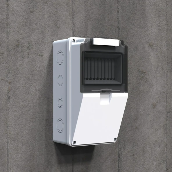 120x220x110 mm Boş Kombinasyon Kutusu (5 Sigorta Kapasiteli) - 6