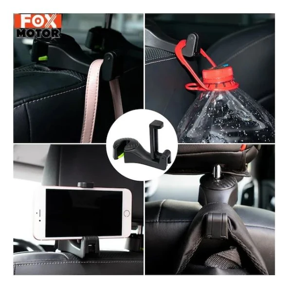 Oto Koltuk Arkası Telefon Tutucu Askılık - 2