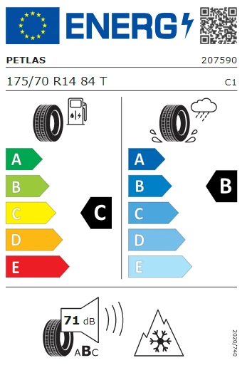 Petlas 175/70 R14 84T Snowmaster 2 Kış Lastiği 2025 Üretim - 3