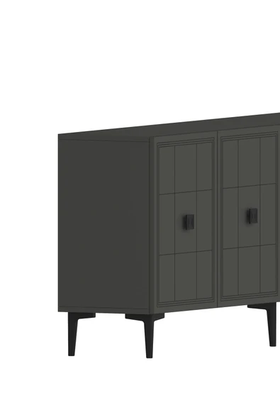 CENEYRA KA1509A - YUKA KONSOL, TV SEHPASI ANTRASİT 150cm - 4