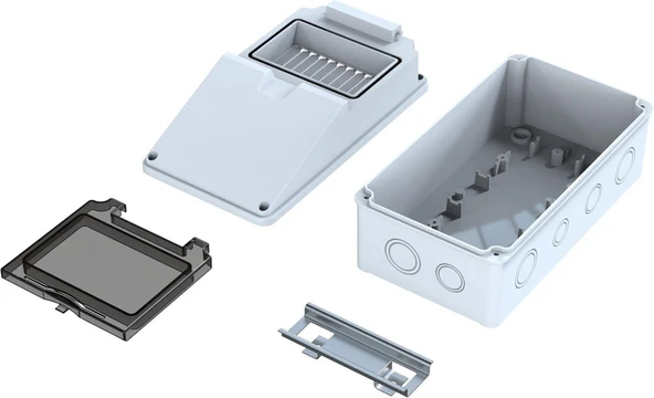 120x220x110 mm Boş Kombinasyon Kutusu (5 Sigorta Kapasiteli) - 3