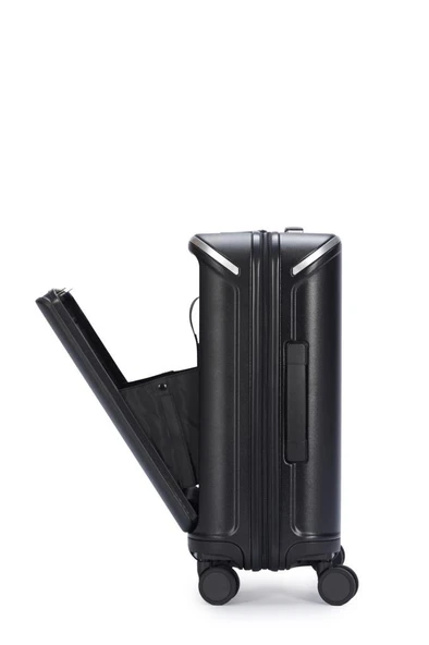 Pierre Cardin Trolley Valiz Siyah Kabin Boy 04PC7090-03-SY - Resim 5