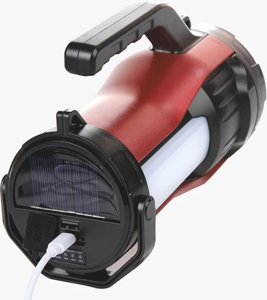 Helios HS 4021 6V 60W Solar El Feneri USB Girişli IP65