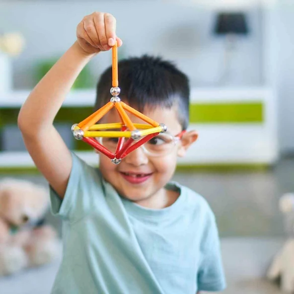 Geomag Classic Manyetik Zeka Oyunu 42 Parça Eğitici Yetenek Geliştiren Oyuncak - 2