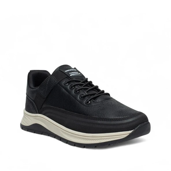 Wickers 2913 Siyah Erkek Deri Ayakkabı - Resim 3