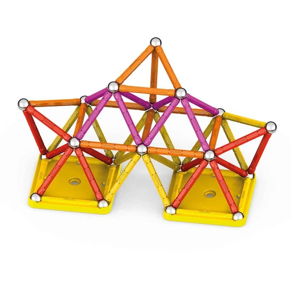 Geomag Classic Manyetik Zeka Oyunu 93 Parça Eğitici Yetenek Geliştiren Oyuncak - 4