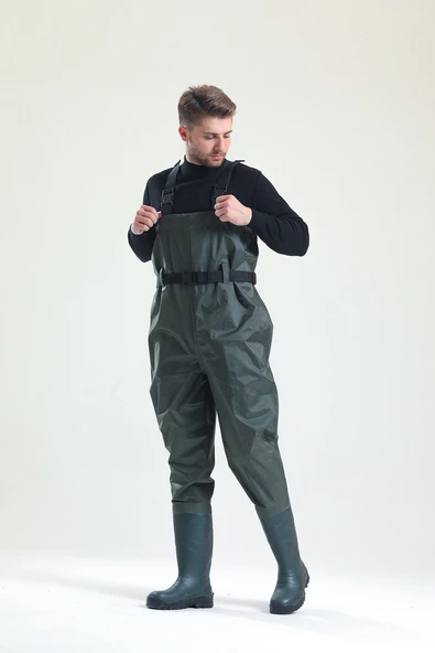 Hunthink Haki Taslan Tulum Çizme - Resim 5