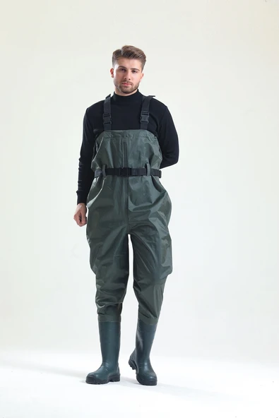 Hunthink Haki Taslan Tulum Çizme - Resim 4