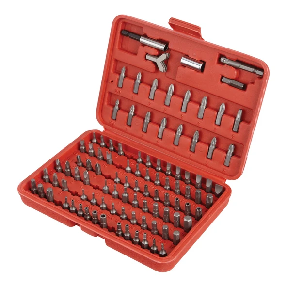 Bits Uç 100 Parça Set PZ PH SL Torx Philips Square Recess Slotted Spanner Hex Spline Tamperproof Hex ürün görseli