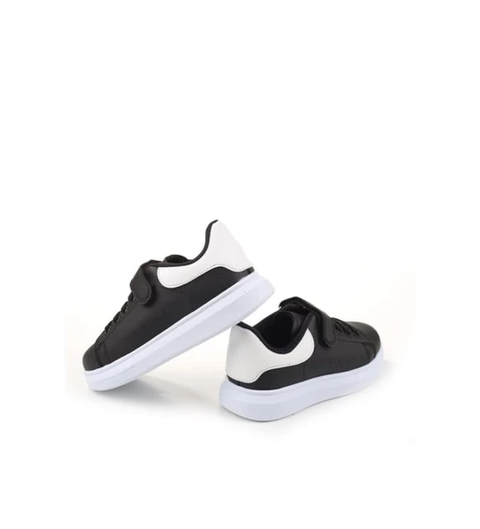 Moda Ayakkabı 160 Beyaz-Syh Erkek Çocuk Spor Ayakkabı - Resim 9