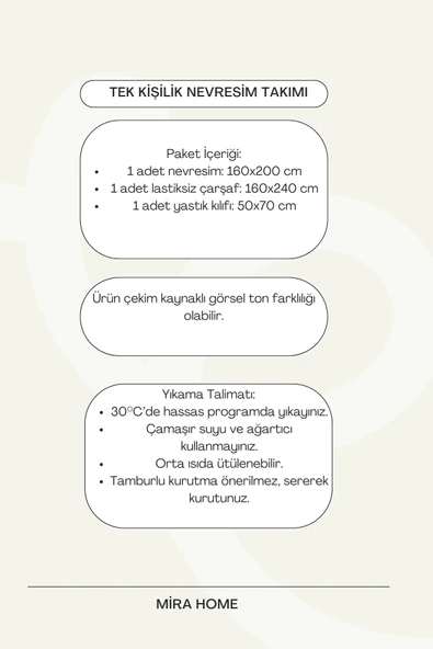 Flamingo Desenli  Pamuklu Tek Kişilik Nevresim Takımı - 3