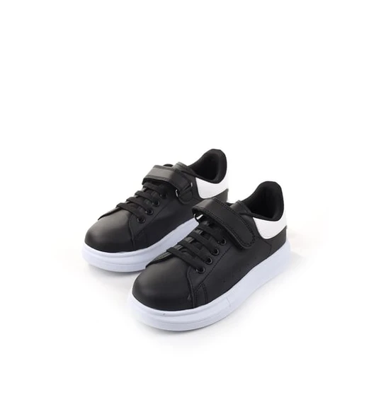 Moda Ayakkabı 160 Beyaz-Syh Erkek Çocuk Spor Ayakkabı - Resim 6