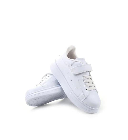 Moda Ayakkabı 160 Beyaz Çocuk Spor Ayakkabı - Resim 16