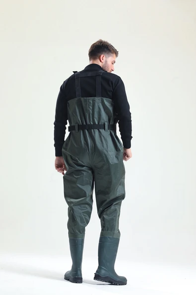 Hunthink Haki Taslan Tulum Çizme - Resim 5