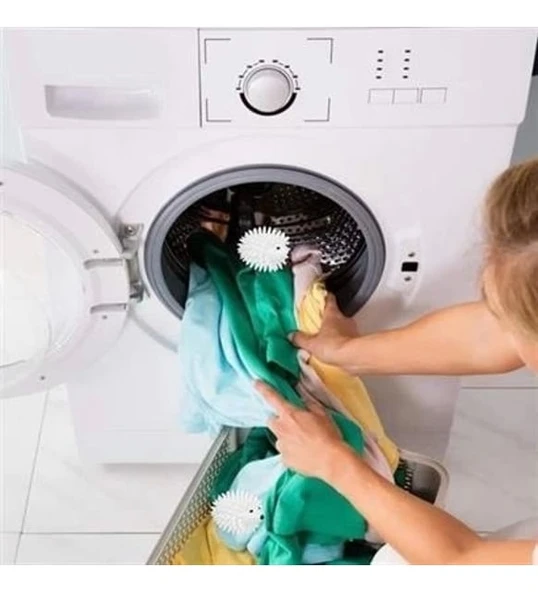 Kirpi Tasarımlı Çamaşır Tüy Toplama Topu - Resim 2