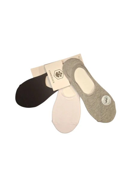 Lumberjack Deliah Siyah/Beyaz/Gri 3Lü Çorap ürün görseli