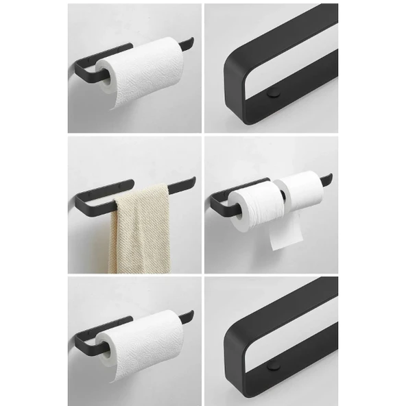 Metal Mat Siyah Havluluk ürün görseli 1