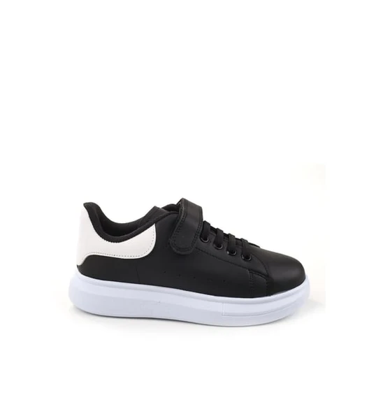 Moda Ayakkabı 160 Beyaz-Syh Erkek Çocuk Spor Ayakkabı - Resim 17