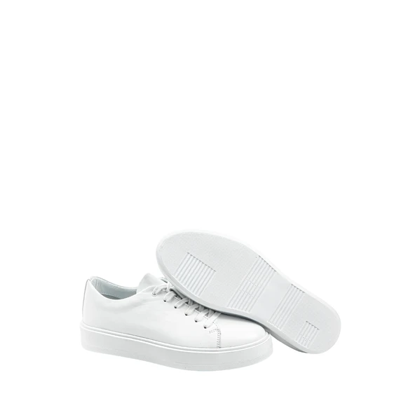 Fhoes 269777  Hakiki Deri Erkek Sneaker Ayakkabı - 3