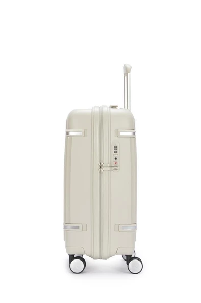 Pierre Cardin Trolley Valiz Gri Orta Boy 04PC7070-02-GRİ - Resim 2