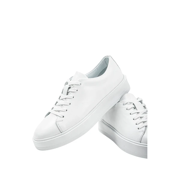 Fhoes 269777  Hakiki Deri Erkek Sneaker Ayakkabı - 2
