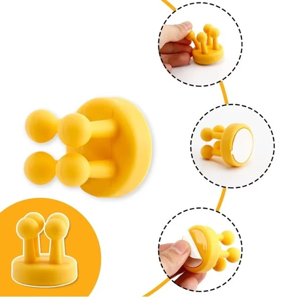 Çok Amaçlı Duvara Yapıştırılabilir Pratik Tutucu - Resim 4