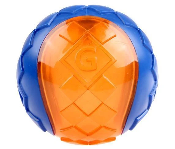 Gigwi Ball Sert Top 5 Cm Şeffaf Renkli Köpek Oyuncağı - Resim 2