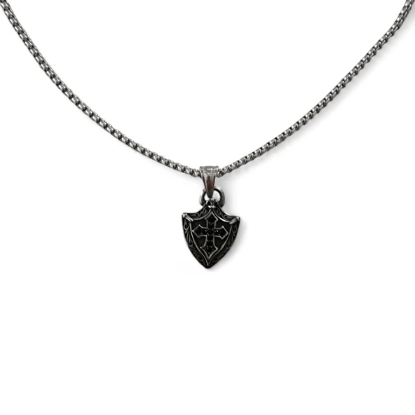 Çelik Koruyucu Haç Kolye - Resim 2