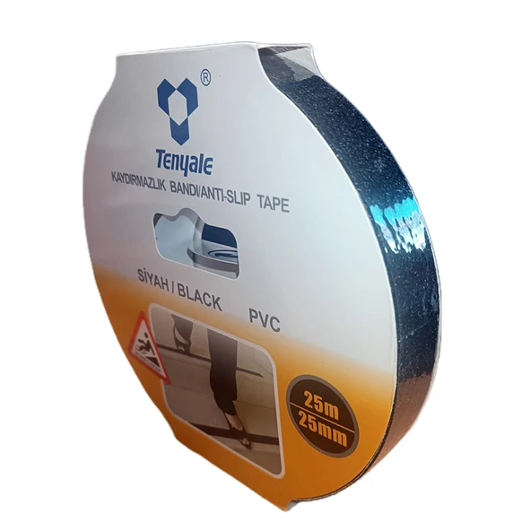 Siyah Merdiven Ve Zemin Kaydırmazlık Bandı ANTI-SLIP 25mm X 25m - 3
