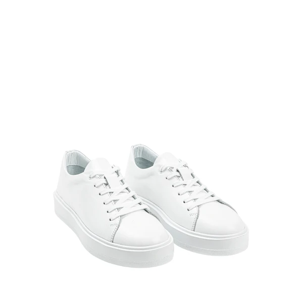 Fhoes 269777  Hakiki Deri Erkek Sneaker Ayakkabı - 4
