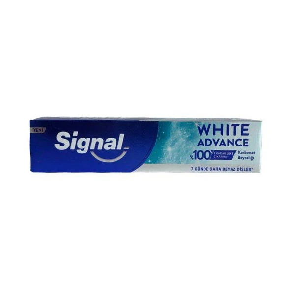 Signal White Advance Diş Macunu Karbonat Beyazlığı 75 ml - 1