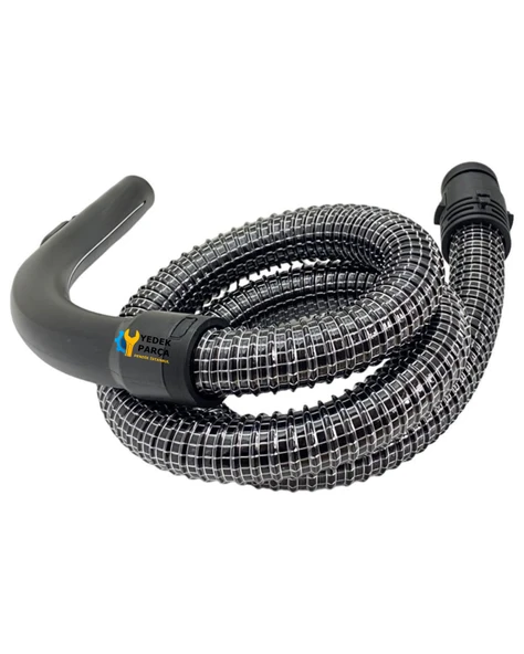 Miele Uyumlu Classic C1 Powerline Süpürge Çelik Telli Hortumu Seti - Resim 3