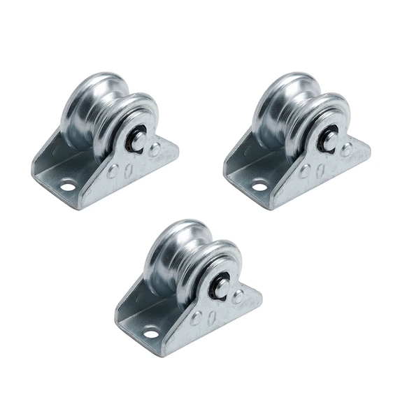 Muhafazalı Metal Ray Makara 30 mm Sürgülü Kapı Raylı Sistem Dayanıklı Galvanizli Tekerlek Mekanizma ürün görseli