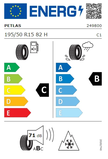 Petlas Snowmaster 2 195/50 R15 82H Kış Lastiği - 2025 - Resim 3
