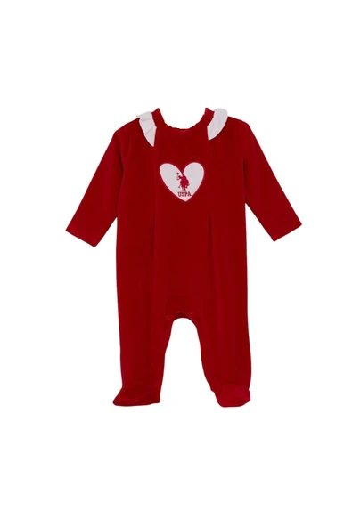 Kız Bebek Kırmızı Tulum ürün görseli 1