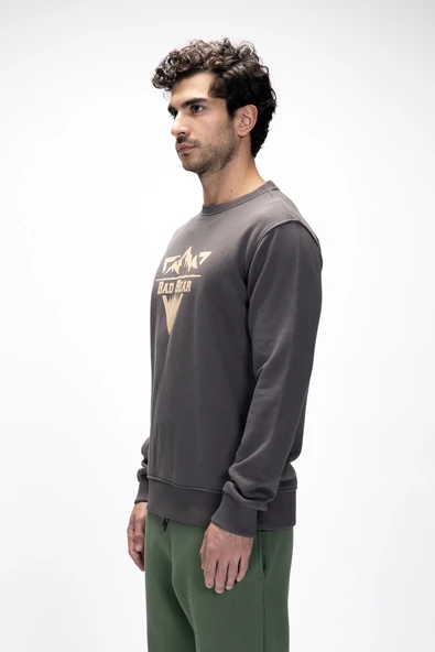 BAD BEAR MOUNTAIN CREWNECK / RAVEN ERKEK SWEATSHİRT - Resim 2