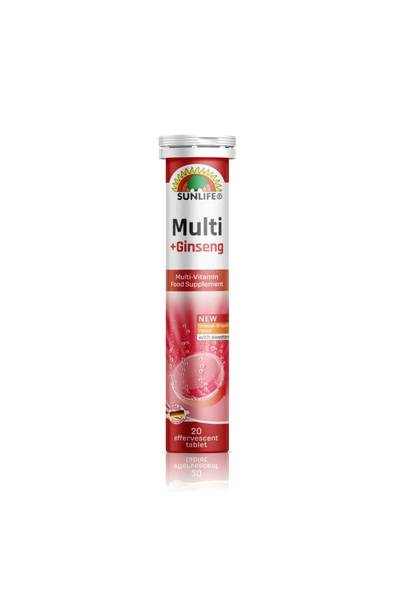 Sunlife Multi +Ginseng Multivitamin ürün görseli 1