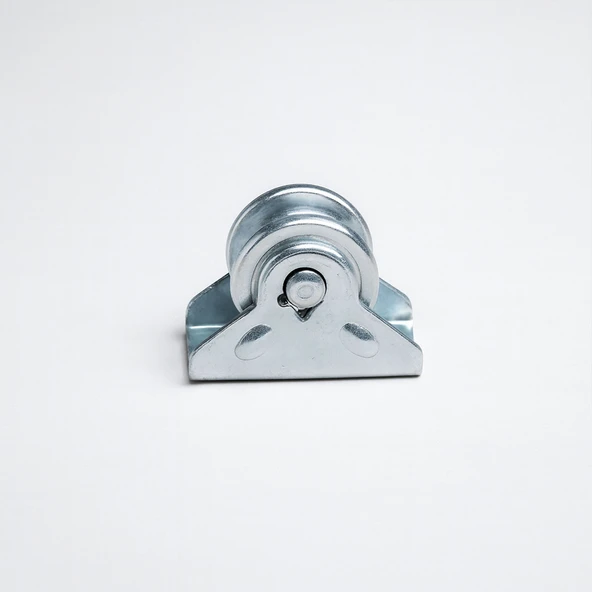 Muhafazalı Metal Ray Makara 30 mm Sürgülü Kapı Raylı Sistem Dayanıklı Galvanizli Tekerlek Mekanizma - Resim 3