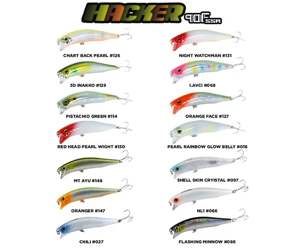 FUJİN HACKER 90MM 13.7GR SSR FLOATİNG MAKET BALIK