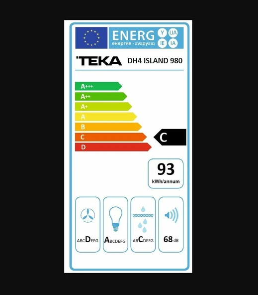 TEKA DH4 ISLA 980 SS INOX 90 CM ADA TİPİ DAVLUMBAZ - 2
