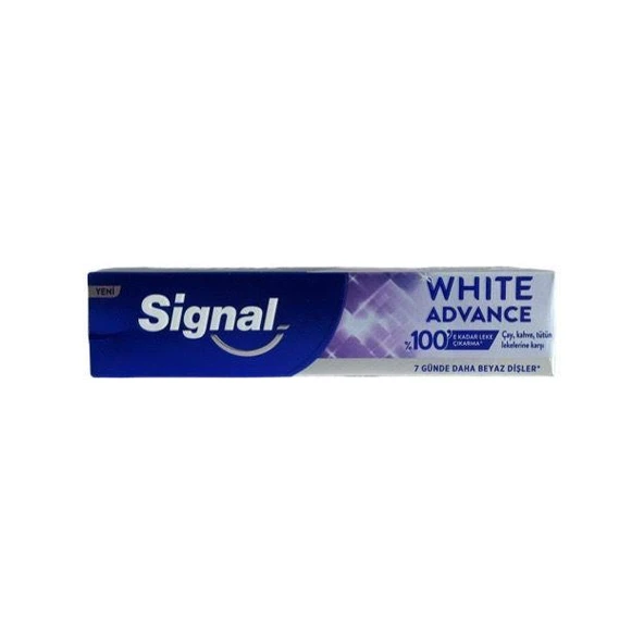 Signal White Advance Diş Macunu Çay Kahve, Tütün Lekelerine Karşı 75 ml - 1