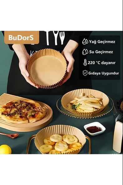 Fritöz Pişirme Kağıdı 50 Adet - Resim 3