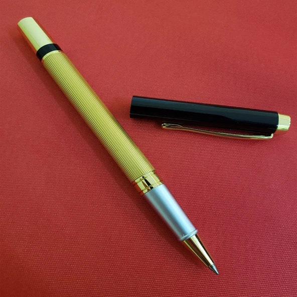 Kutulu Metal Roller Gold Siyah Kalem - 2