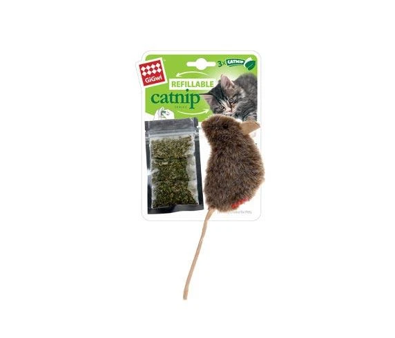 Gigwi Catnip Hazneli Fare Kedi Oyuncağı - 1