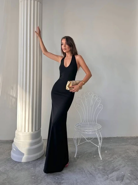 kADIn MAXİ HALTER ELBİSE - 2