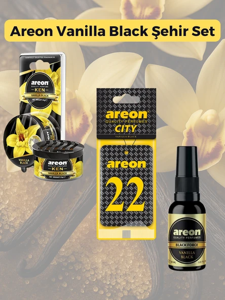 Areon Vanilla Black Şehir Set-22 ürün görseli