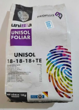 Unisol 18-18-18+TE Gübre İz Elementli 1Kg